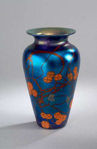 Blue California Poppy Medium  Vase