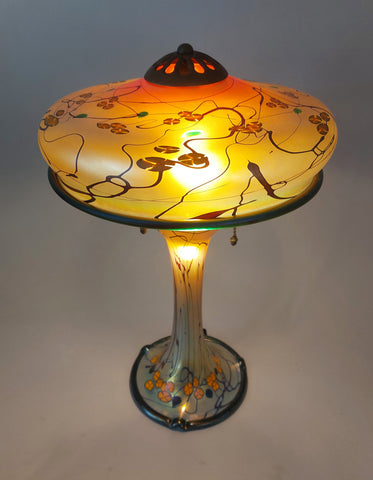 Large California Poppy Lamp