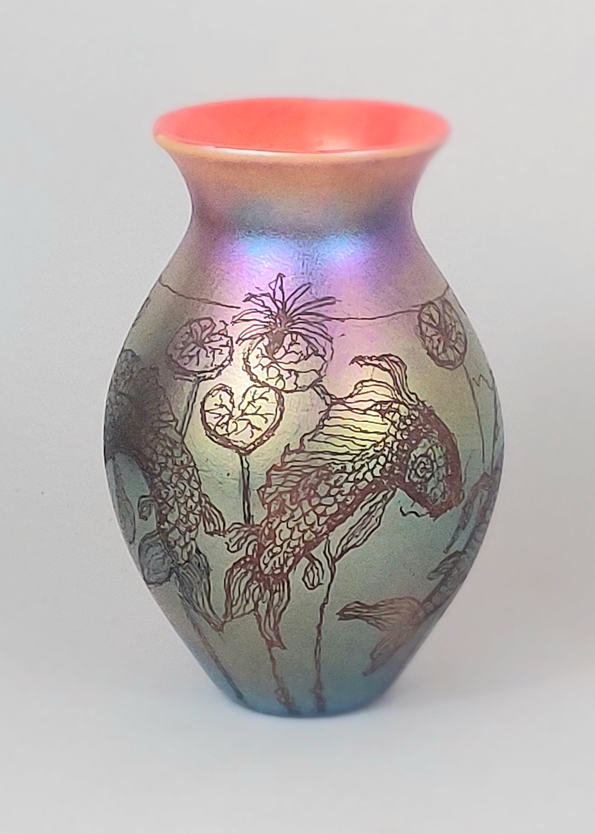 Koi Fish Vase