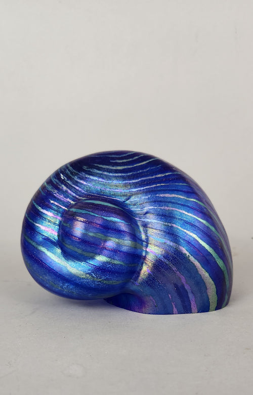 Blue Optic Swirl Shell
