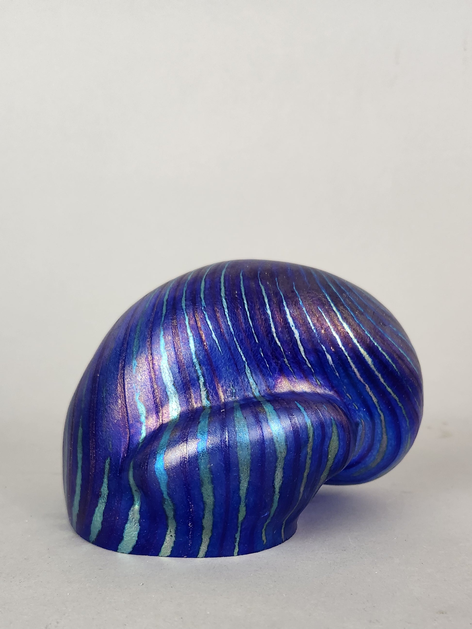 Blue Optic Swirl Shell