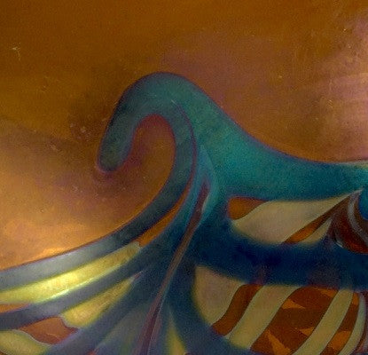 Amber Wave Vase