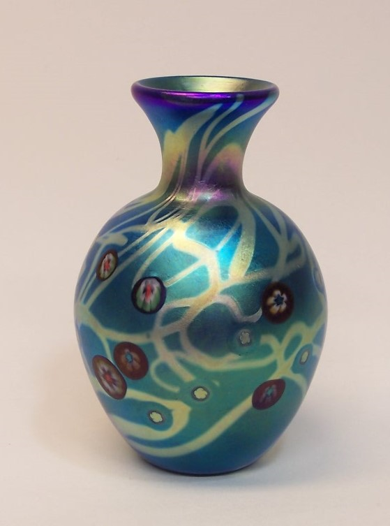 Blue Murrini Cabinet Vase