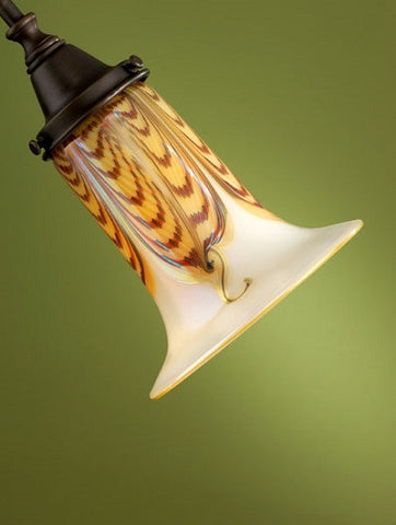 Opal Gold Double Feather Trumpet 2.25" Fitter Shades
